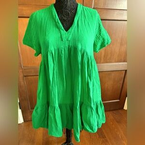 9Seed El Matador dress Kelly Green size M/L Like New